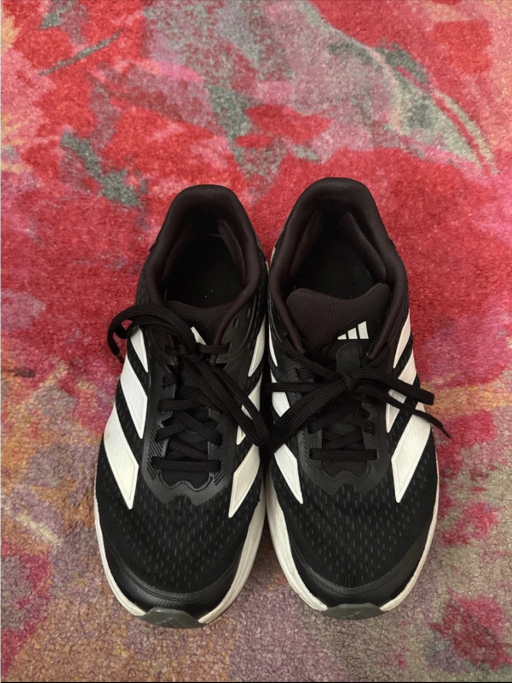 adidas Black and White Women's Athletic Running Shoes